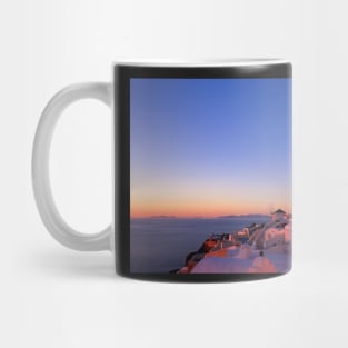 Sunset in Santorini Mug